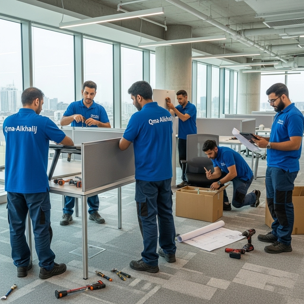 اختيار أفضل شركة تركيب مكاتب بالرياض يضمن تركيبًا احترافيًا، أمانًا للموظفين، والالتزام بالمواعيد. شركة قمة الخليج توفر جميع هذه المعايير لتجربة تركيب مكاتب متكاملة، ترفع من كفاءة العمل وتضمن بيئة مكتبية آمنة ومنظمة.